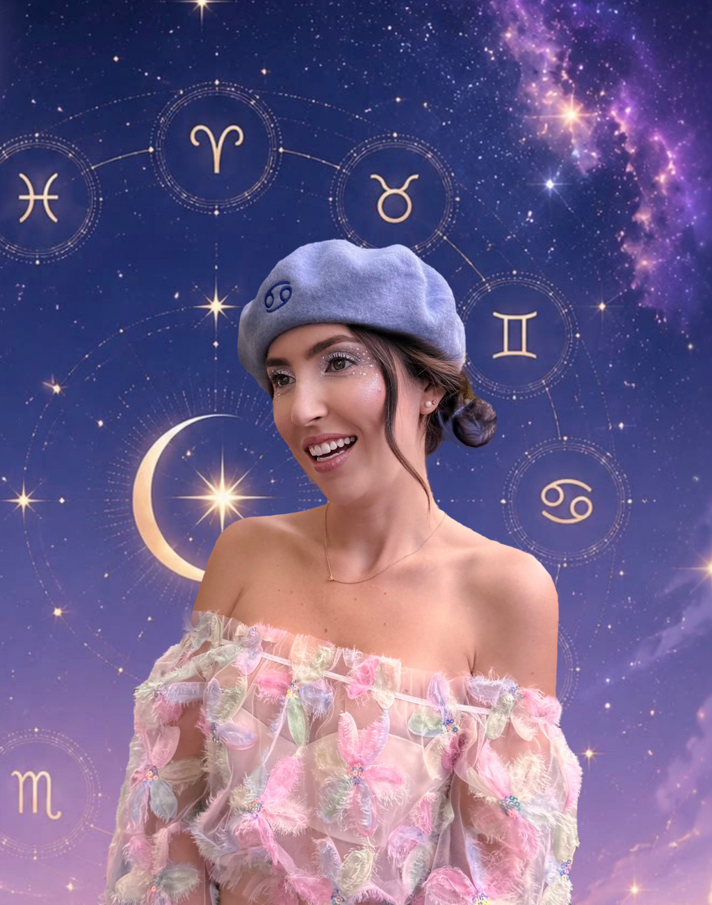 Cancer Zodiac Beret