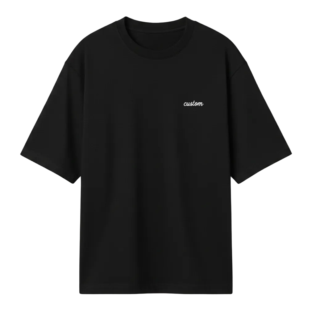 Custom Embroidered Oversized Tee