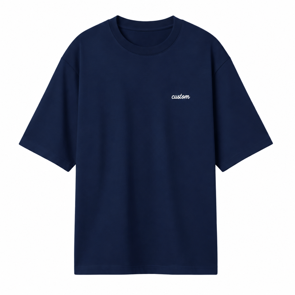 Custom Embroidered Oversized Tee