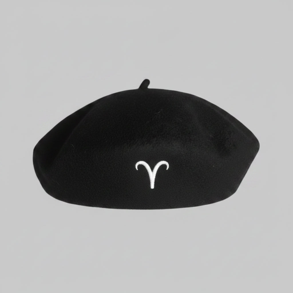 Aries Zodiac Beret