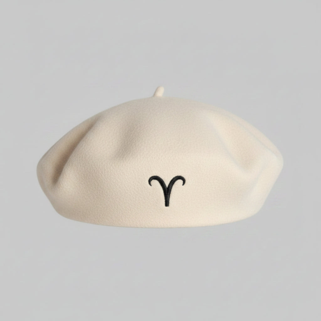Aries Zodiac Beret