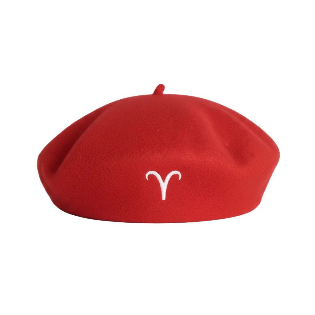 Aries Zodiac Beret