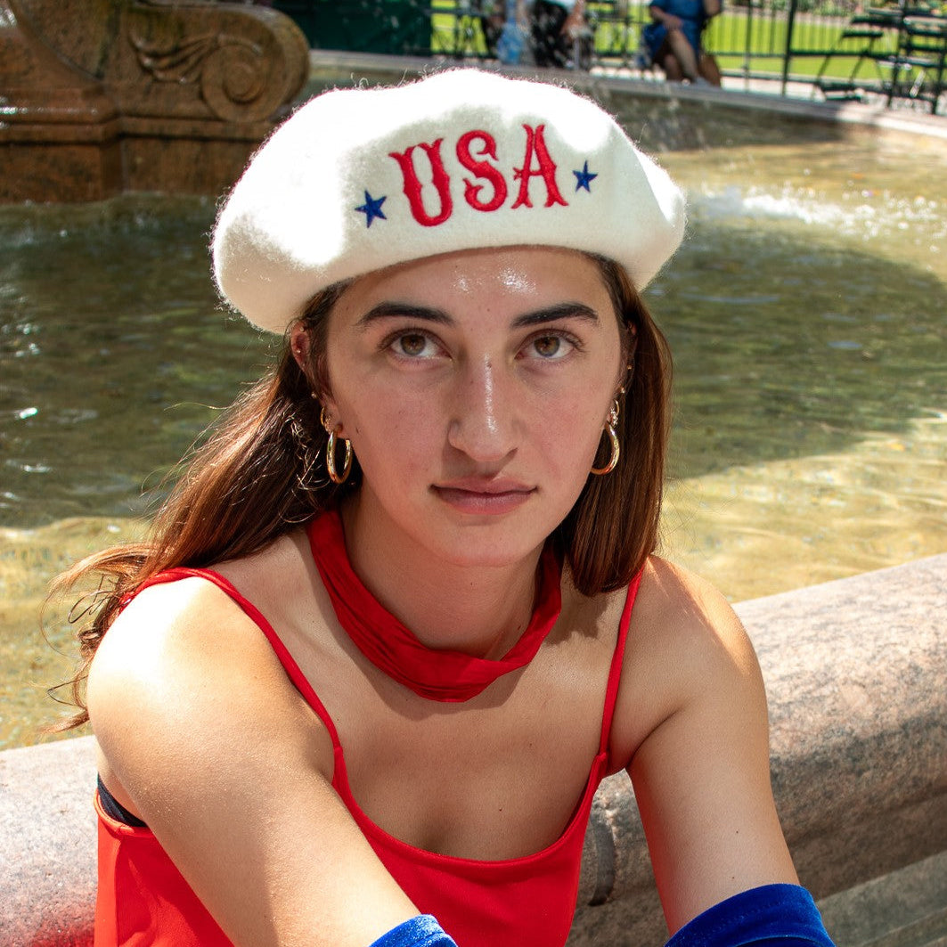 July Fourth Beret