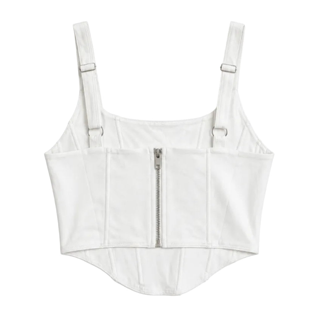 White Custom Corset Top 1
